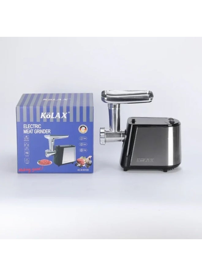 Kolax 6-in-1 Electric Meat Grinder & Mincer -  1500-1800W Max Power Heavy Duty - Professional Food Processor with Sausage & Kubbe Maker - Stainless Steel Blades - Ramadan Ready Deal - Image 2